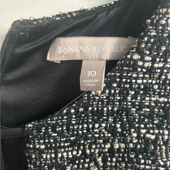 Banana Republic Dress Women’s s Fit & Flare Tweed Cocktail Sleeveless Whimsigoth - Picture 6 of 6